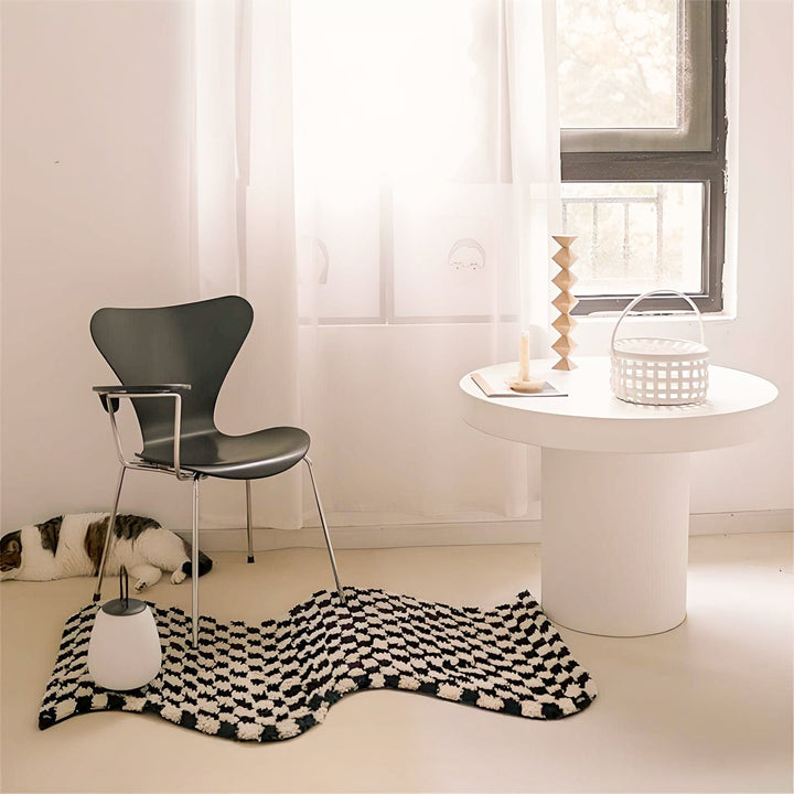 The Wavy Checkerboard Rug - Sickhaus