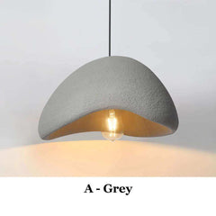 White and grey Wabi-sabi pendant light styles