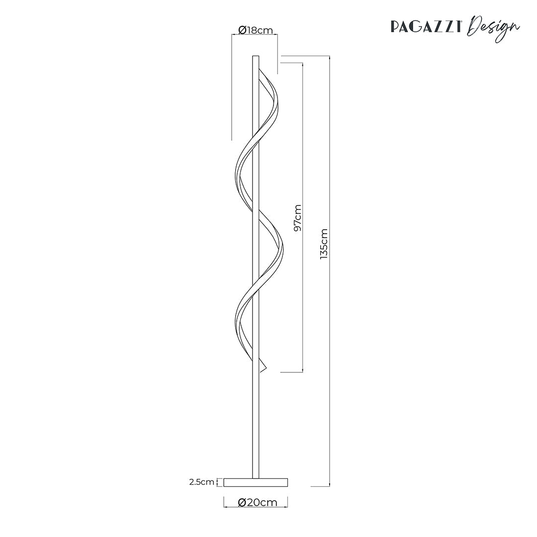 Juno LED Putty Floor Lamp – product view 4