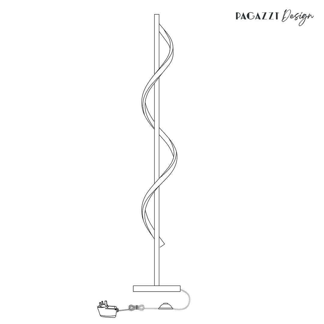 Juno LED Putty Floor Lamp – product view 8