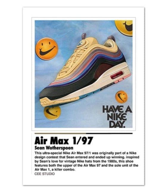 Air Max 1/97 Canvas Print - Sickhaus