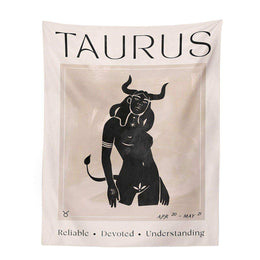 Astrology zodiac tapestry collection in a full product view
