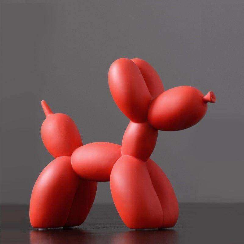 Modern balloon dog ornament with seamless form