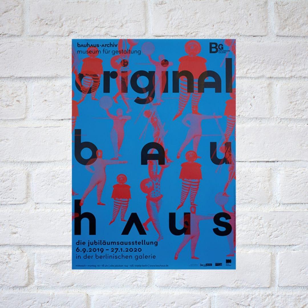 Bauhaus Blue Canvas Print - Sickhaus