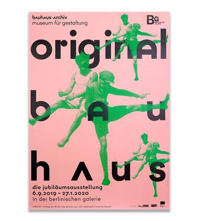 Bauhaus Pink Canvas Print - Sickhaus - Quirky Home Accessories UK