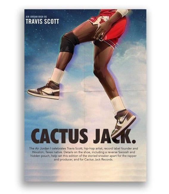 Cactus Jack Air Jordan Canvas Print - Sickhaus