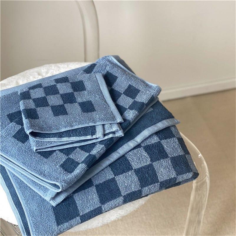 Checkerboard Bath Towels - Sickhaus