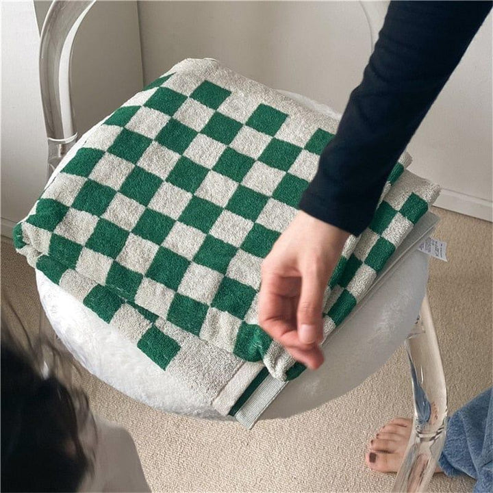 Checkerboard Bath Towels - Sickhaus