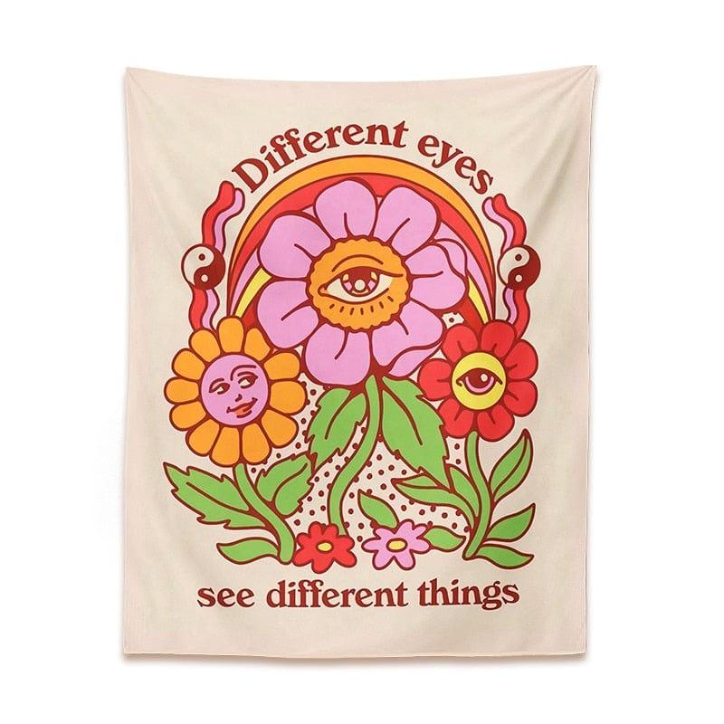 Different Eyes See Different Things Tapestry - Sickhaus