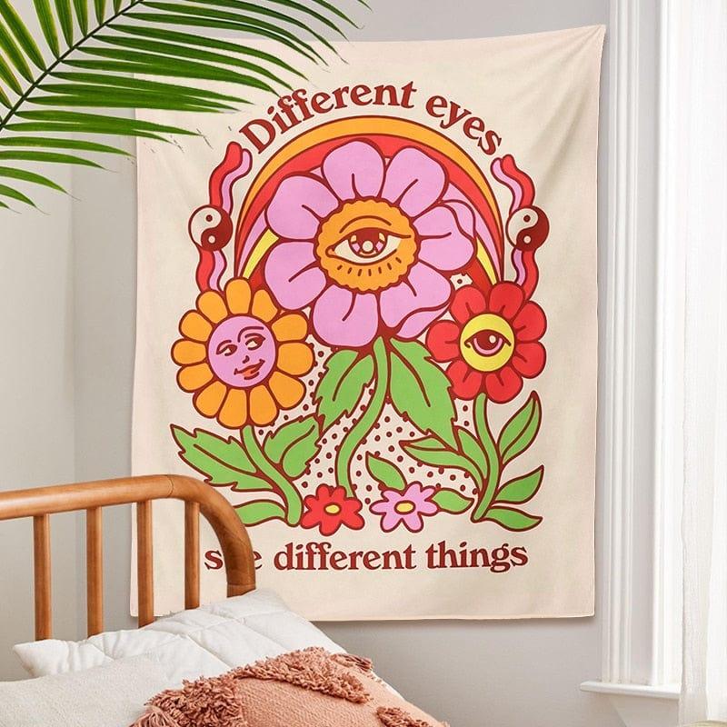 Different Eyes See Different Things Tapestry - Sickhaus