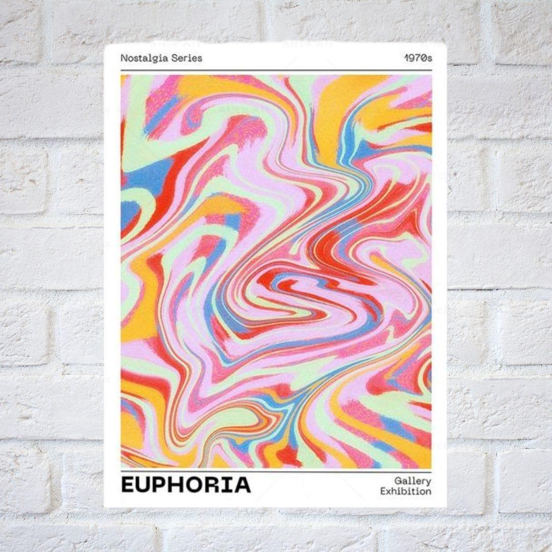 Euphoria Abstract Canvas Print - Sickhaus