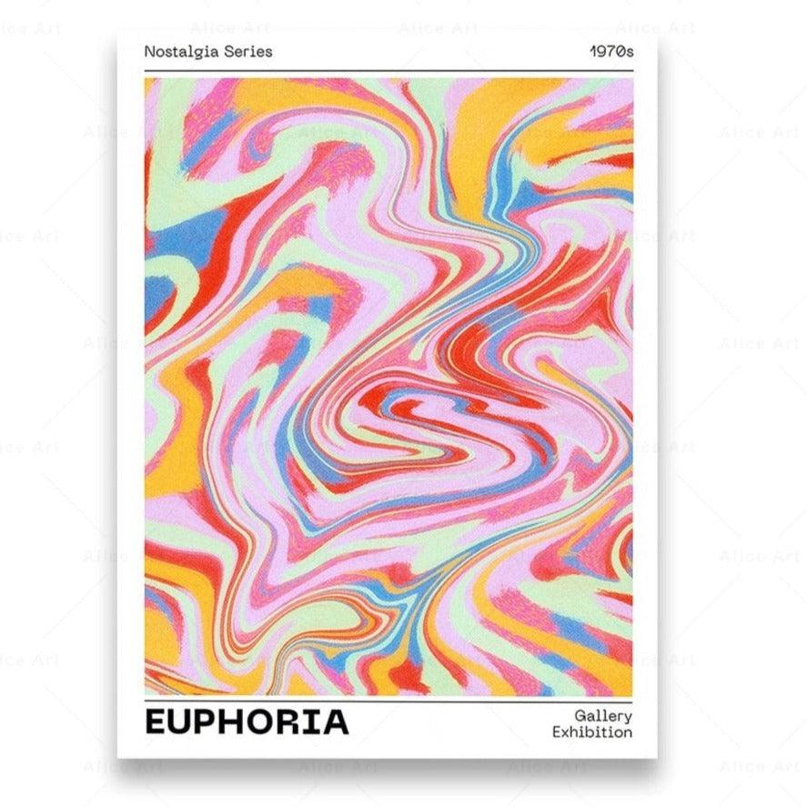 Euphoria Abstract Canvas Print - Sickhaus