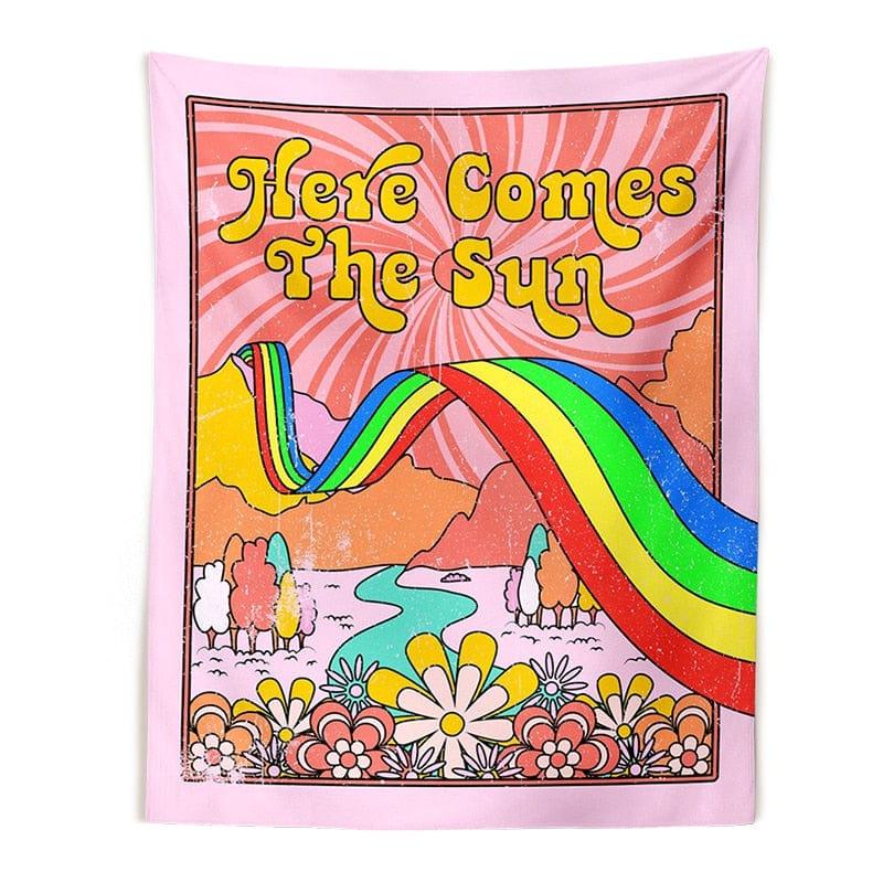 Here Comes The Sun Retro Tapestry - Sickhaus