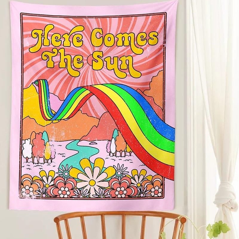 Here Comes The Sun Retro Tapestry - Sickhaus