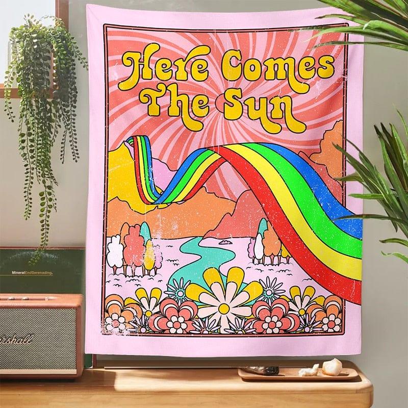 Here Comes The Sun Retro Tapestry - Sickhaus