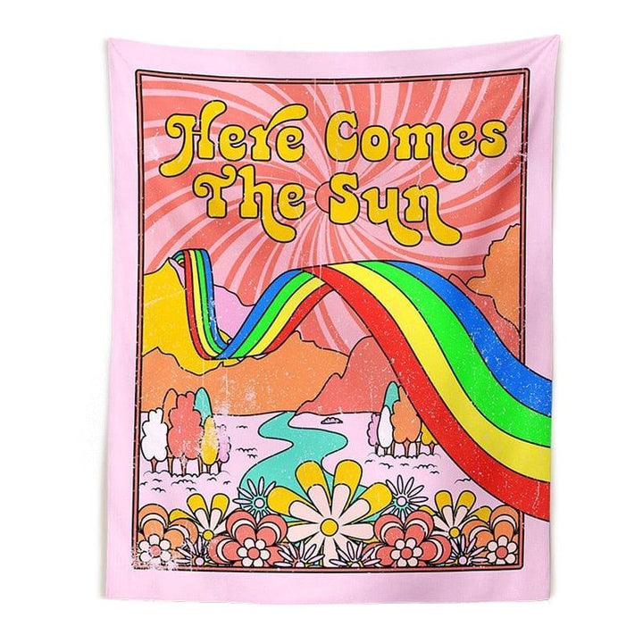 Here Comes The Sun Retro Tapestry - Sickhaus