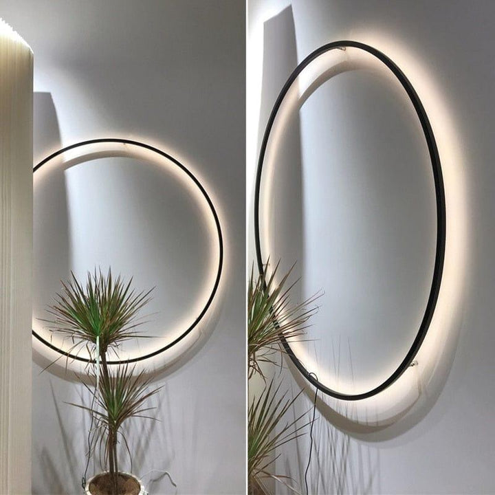 Minimalist LED Wall Ring Light - Sickhaus