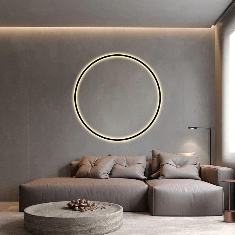 Minimalist LED Wall Ring Light - Sickhaus