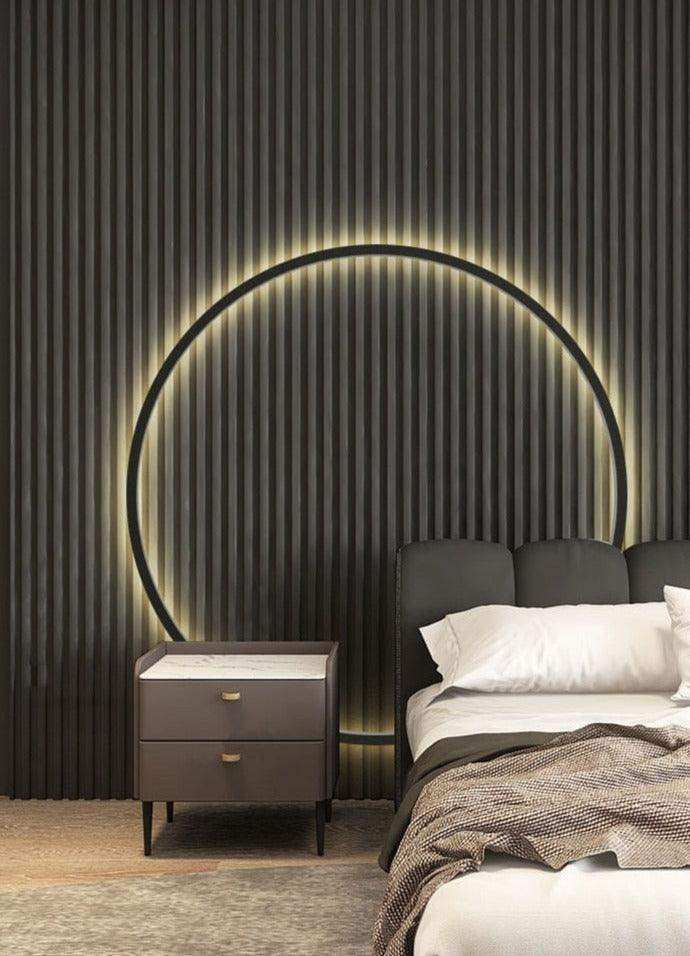 Minimalist LED Wall Ring Light