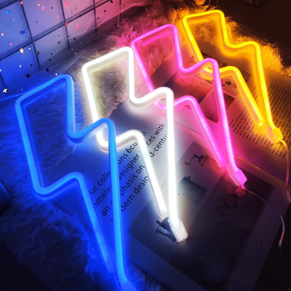 Neon Lightning Sign - Sickhaus