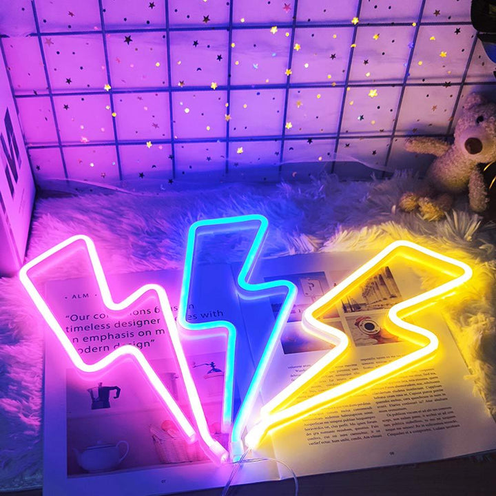 Neon Lightning Sign - Sickhaus