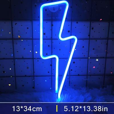 Neon Lightning Sign - Sickhaus - Quirky Home Accessories UK