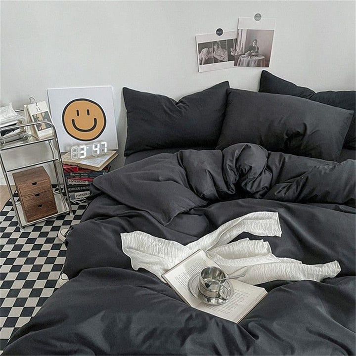 Noir Black Bedding Set - Sickhaus