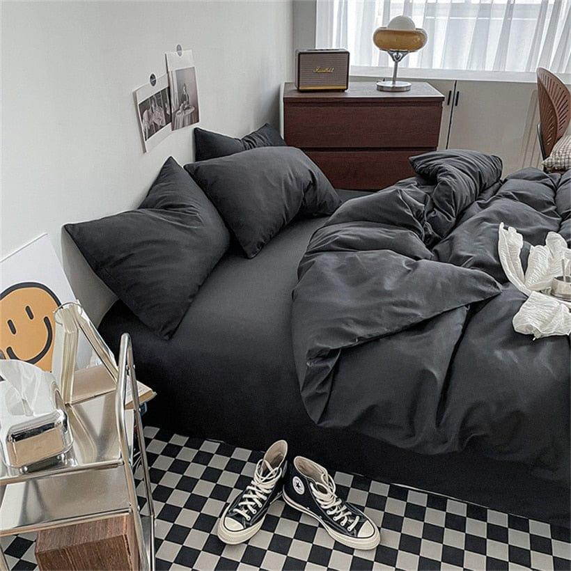 Noir Black Bedding Set - Sickhaus