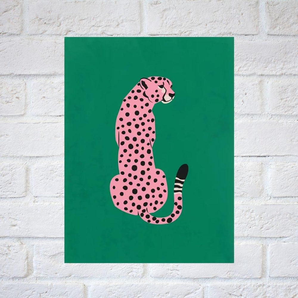 Pink Tiger Canvas Print - Sickhaus - Quirky Home Accessories UK