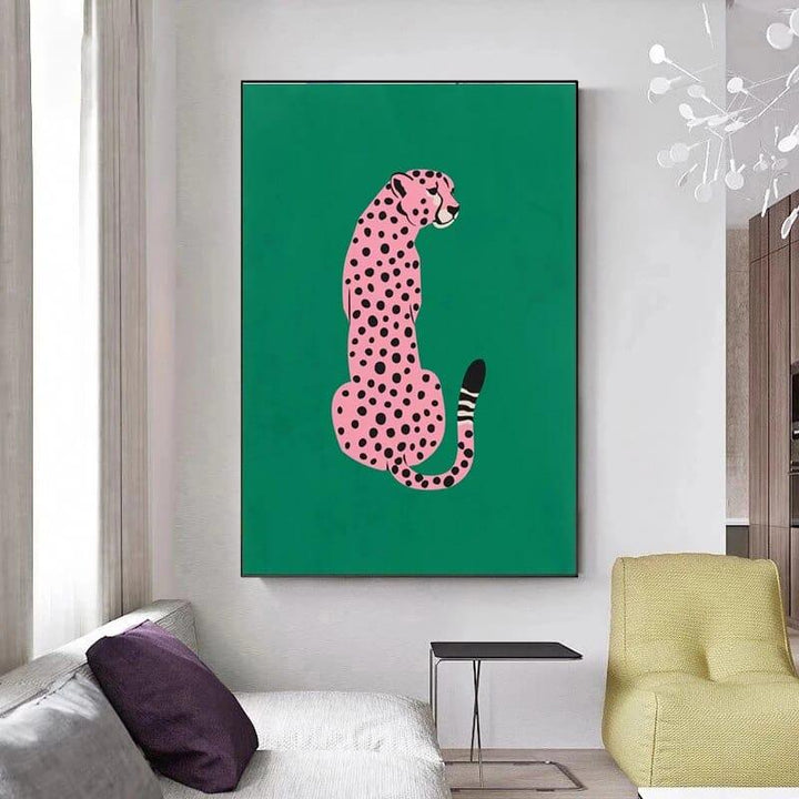 Pink Tiger Canvas Print - Sickhaus