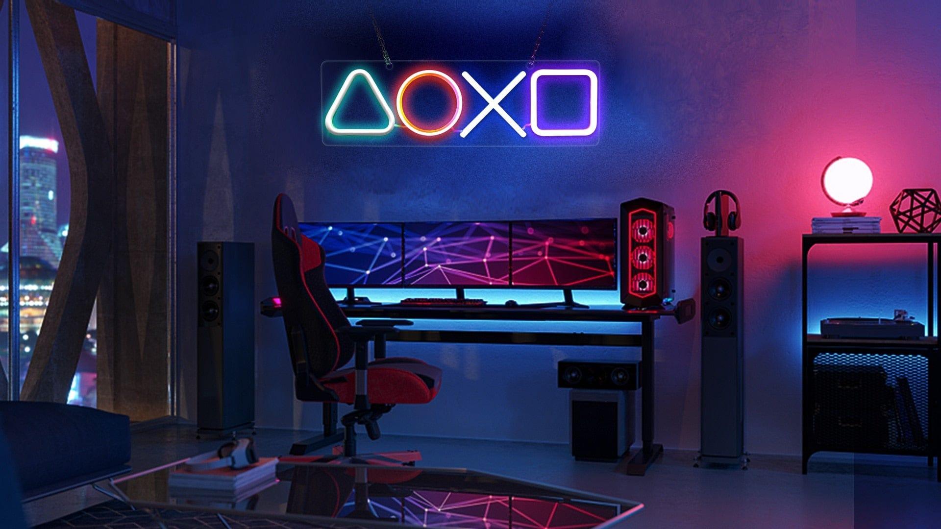 Playstation Neon Sign - Sickhaus