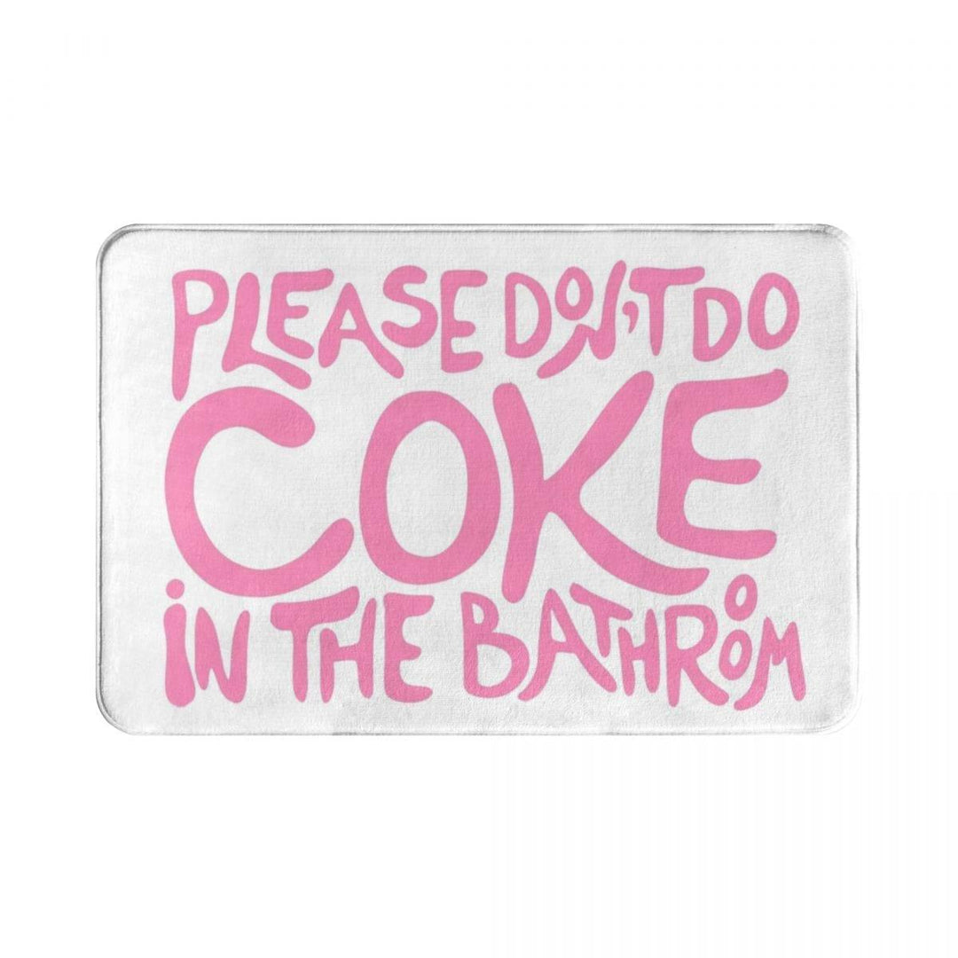 Please Don't Do Coke In The Bathroom Rug - Sickhaus - Quirky Home Accessories UK