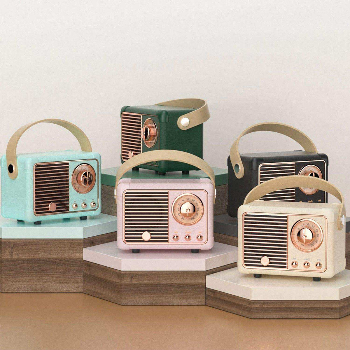 Enceinte Bluetooth rétro portable product image