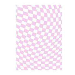 Retro Checkerboard Rug rectangular shape view