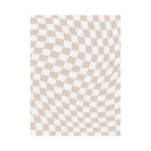 Retro Checkerboard Rug graphic floor pattern