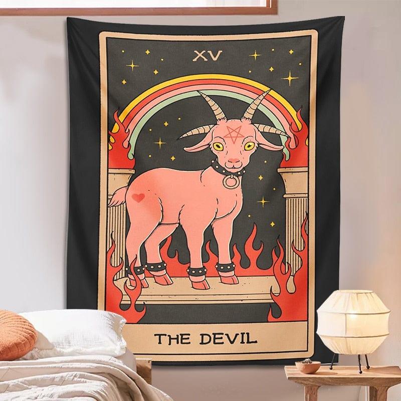 The Devil Tarot Tapestry - Sickhaus