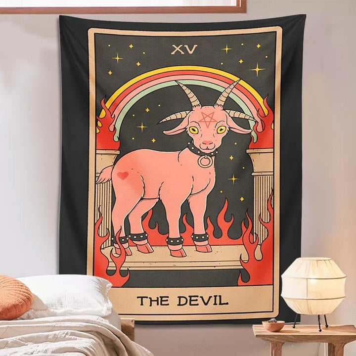 The Devil Tarot Tapestry - Sickhaus