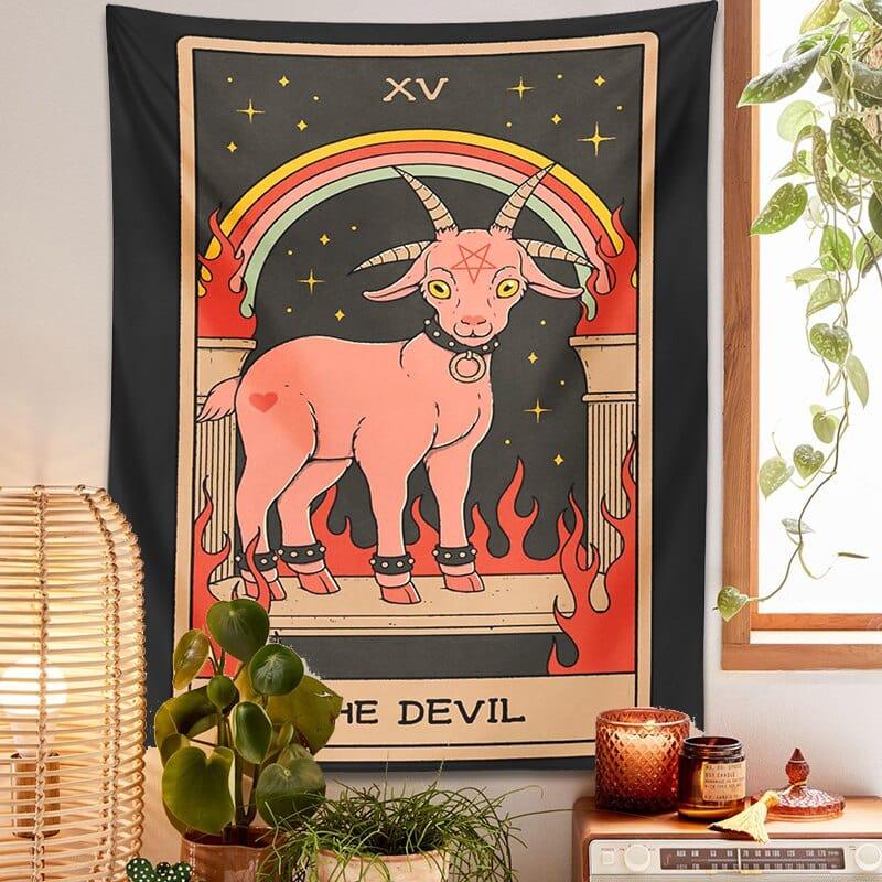 The Devil Tarot Tapestry - Sickhaus
