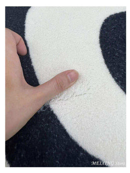 The Illusion Rug in a vertical lifestyle view