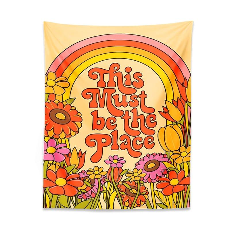 This Must Be The Place Retro Tapestry - Sickhaus