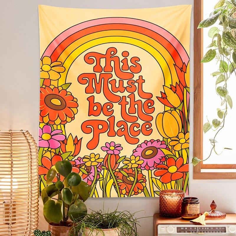 This Must Be The Place Retro Tapestry - Sickhaus