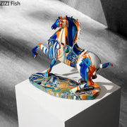 Vibrant Horse Sculpture - Sickhaus