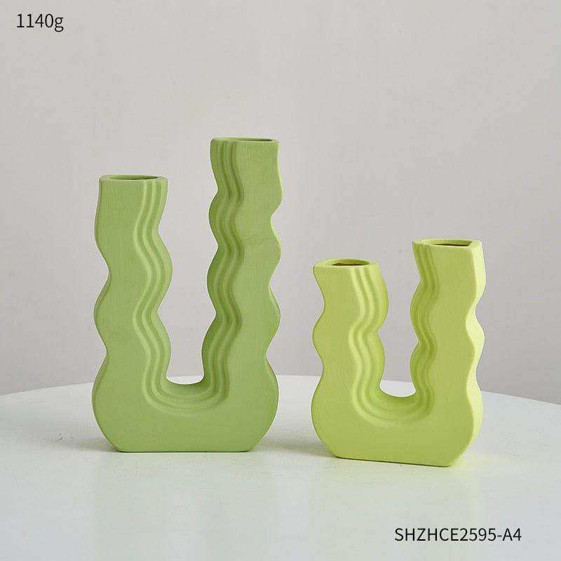 Close-up of the Wavy Wonder Vase surface pattern
