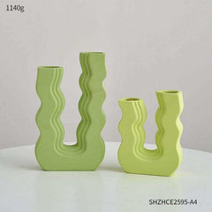 Close-up of the Wavy Wonder Vase surface pattern