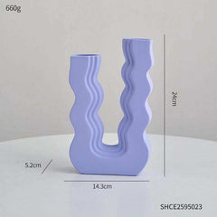 Wavy Wonder Vase side product view