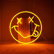 X Smiley Neon Sign (10 Colors) - Sickhaus