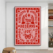 You Deserve Joy Sticker - Sickhaus